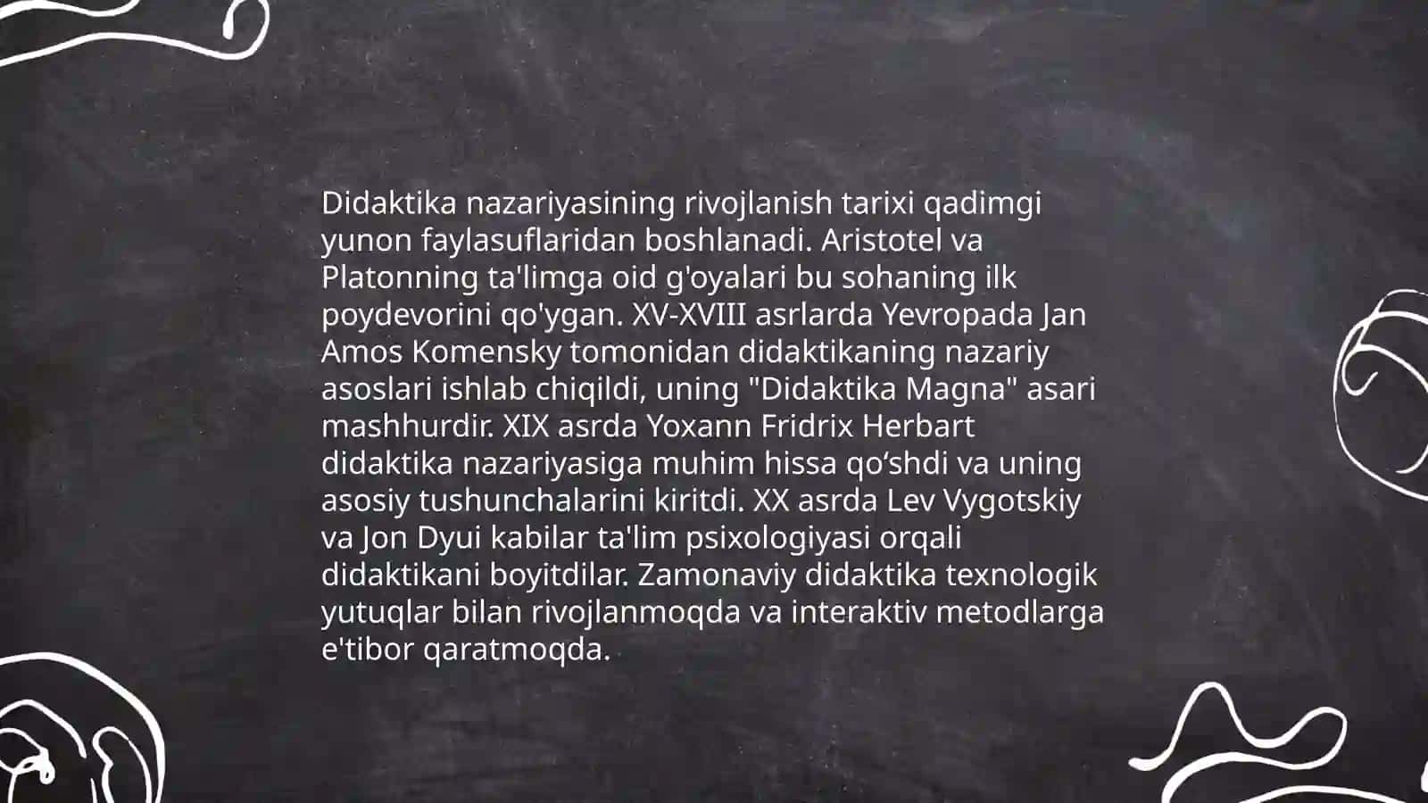 Didaktika taʼlim nazariyasining mohiyati 4