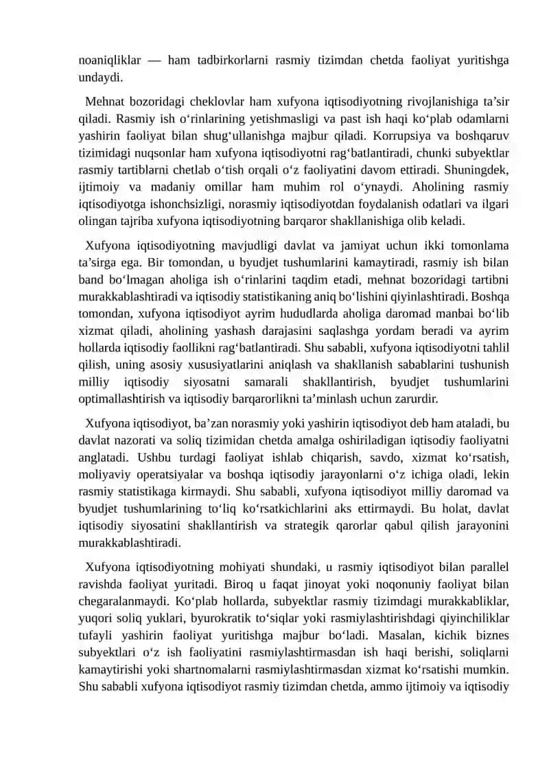 Xufyona iqtisodiyot 4
