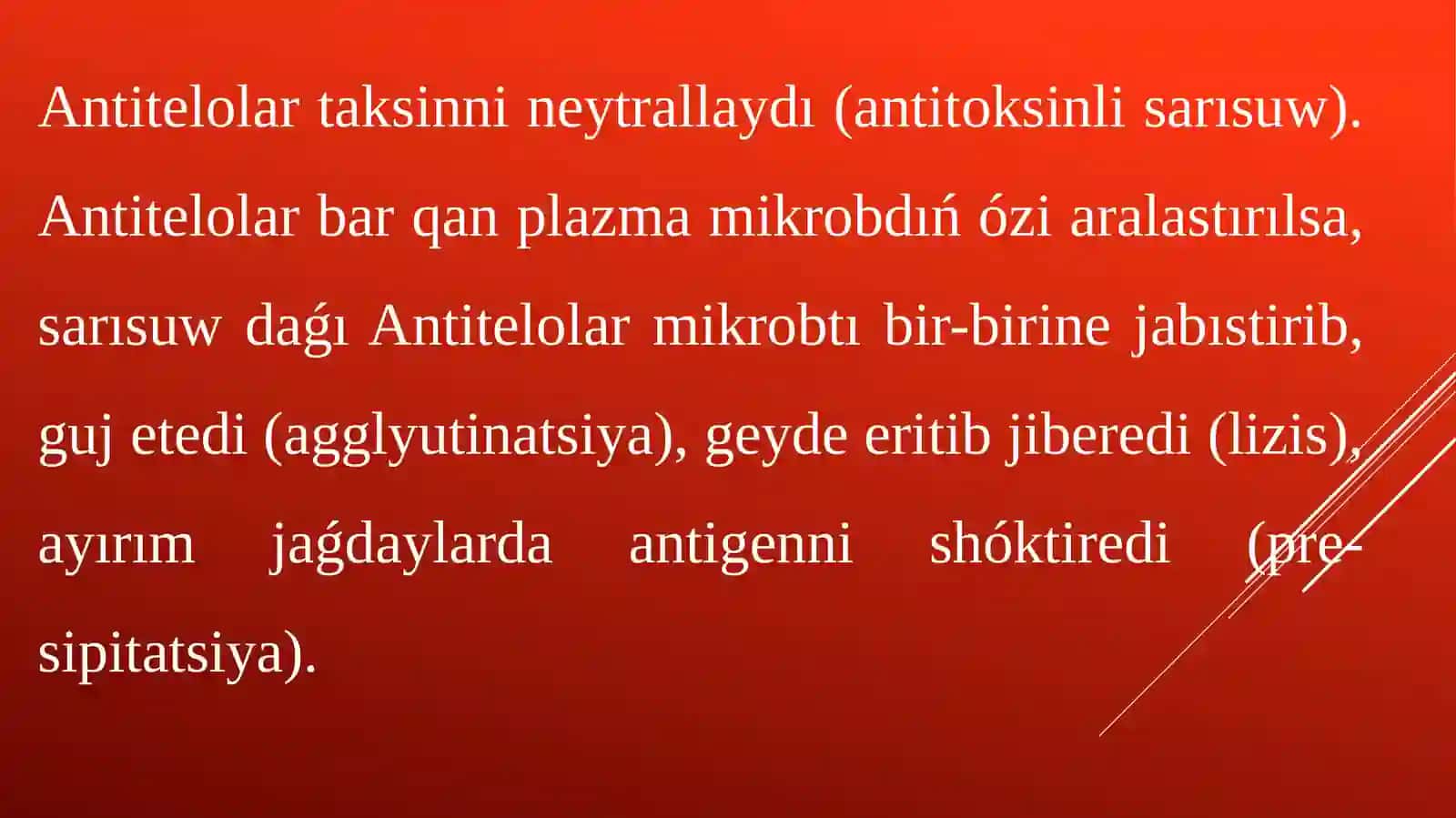 Nurlaniwshi antitelolar usiliniń virusologiyada qollaniliwi 4