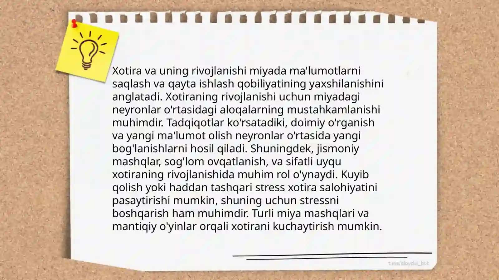 Psixik jarayonlarni vujudga kelishi 4