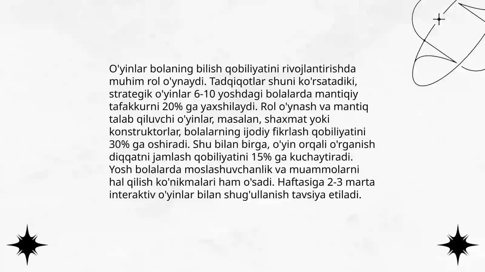 Bolada bilish qobiliyatini rivojlanishi 4