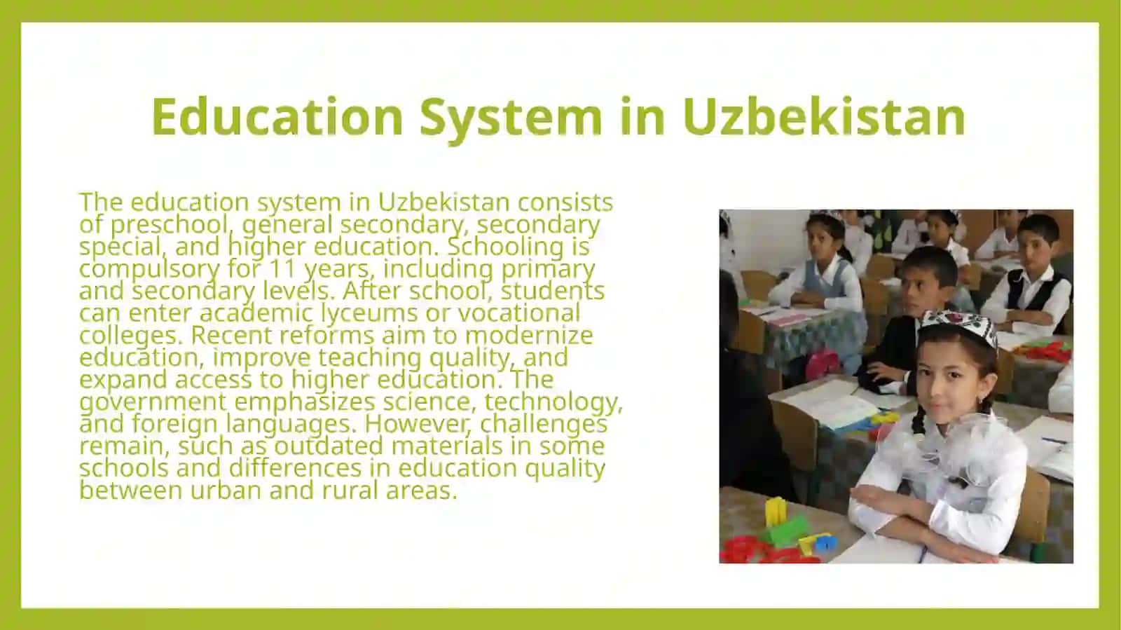 Education system in uzbekistan and britain 4