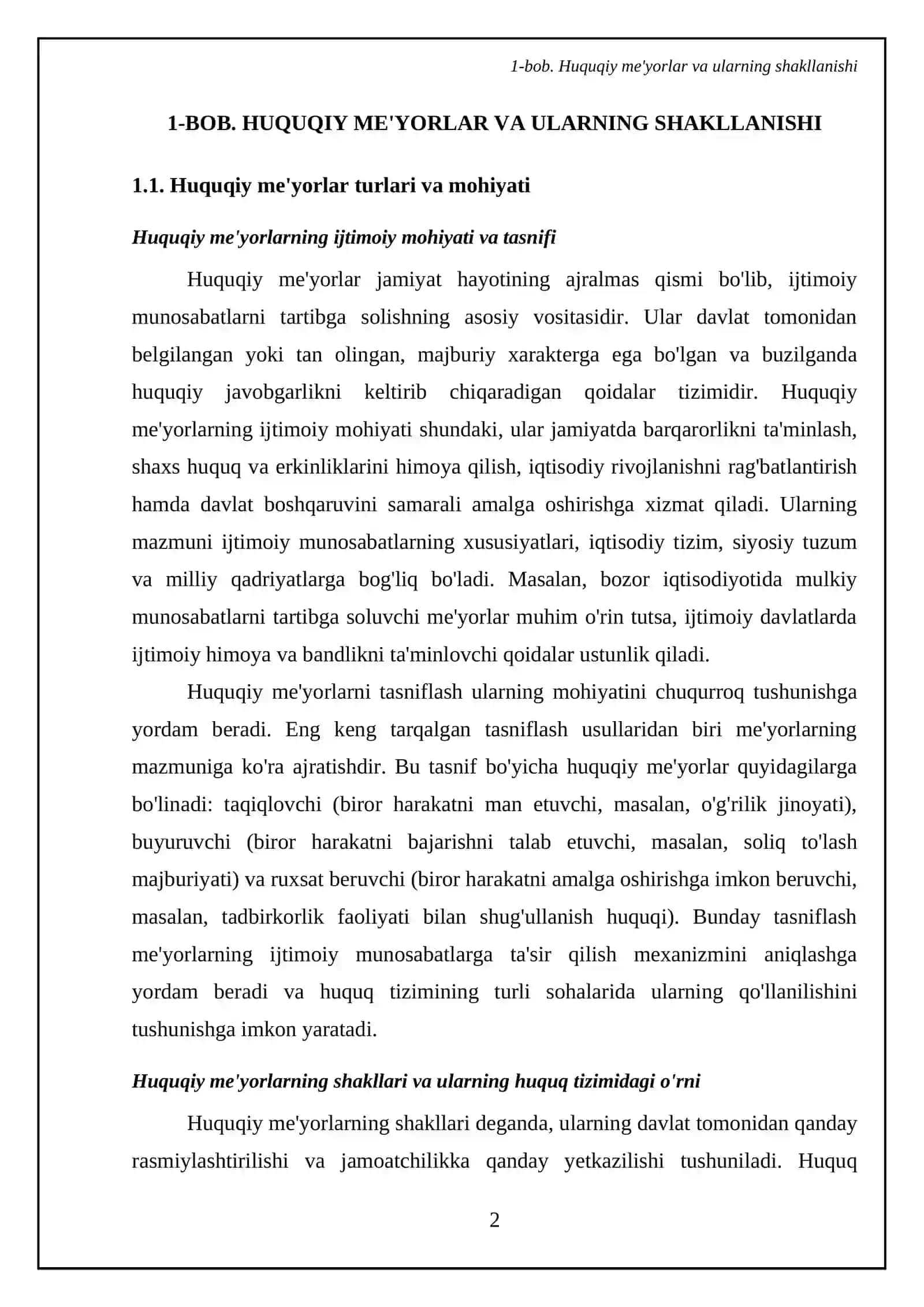 Meyor va institutlarning o'zaro hatti harakati 4