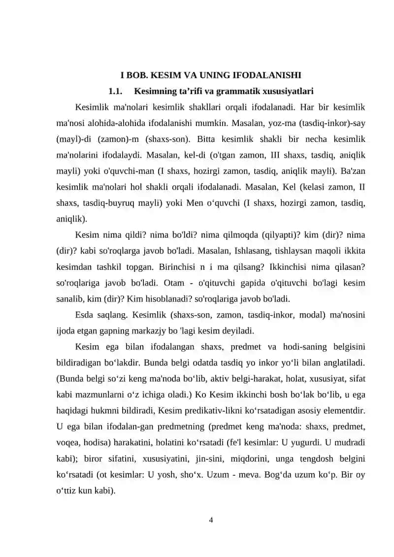 Kesim-gap markazi va uning uyushtiruvchisi 4