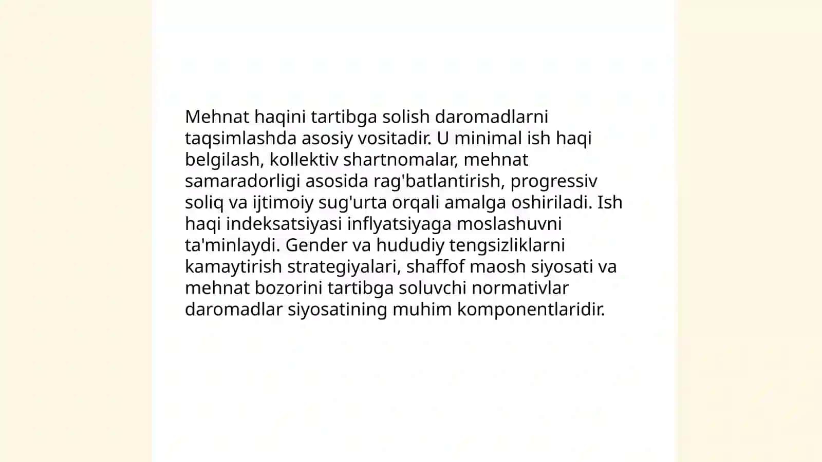 Ijtimoiy iqtisodiyotning shakllanishi sharoitida daromadlar siyosati 4