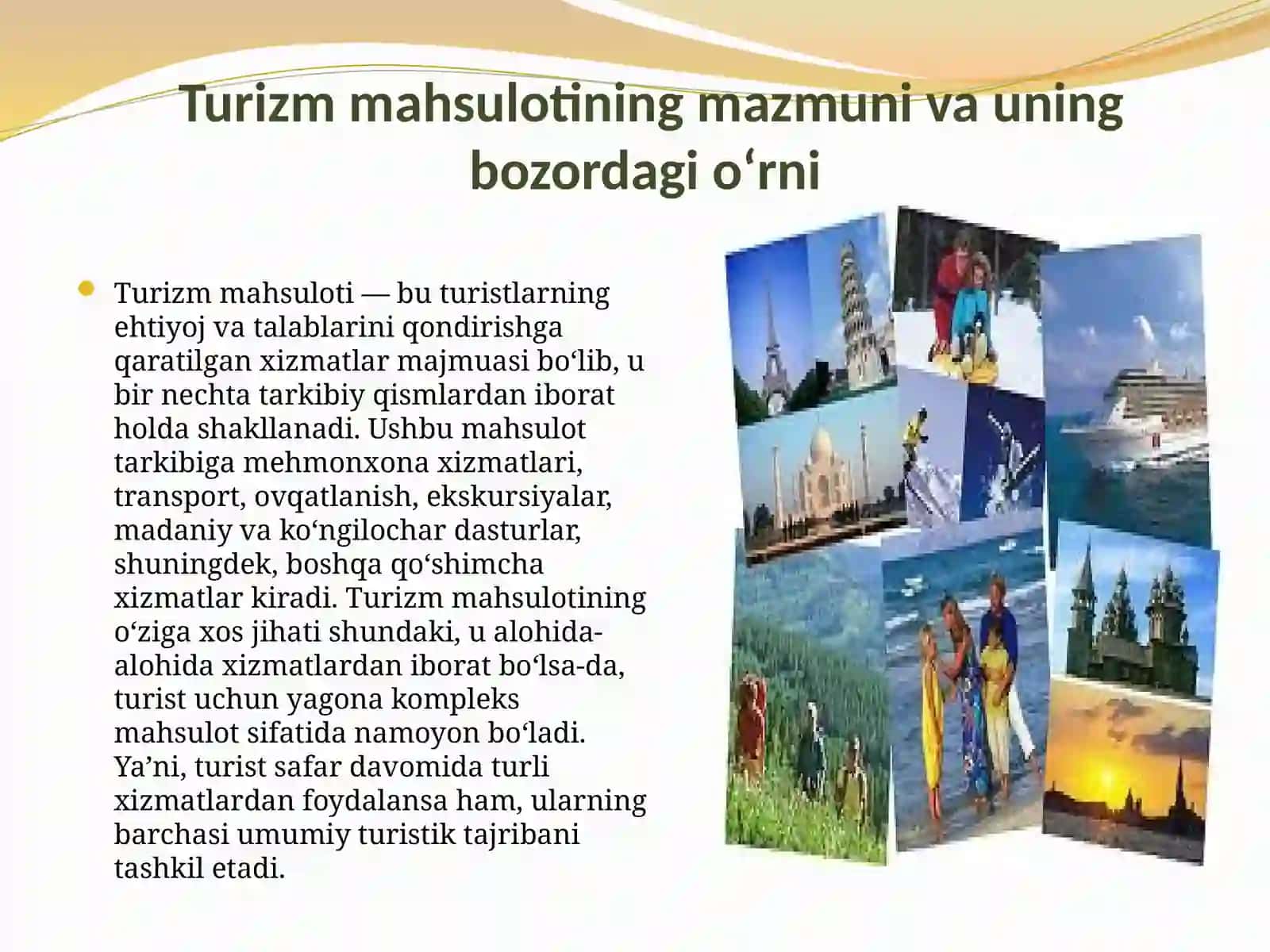 Turizm mahsulotini reklama qilish va sotish 4