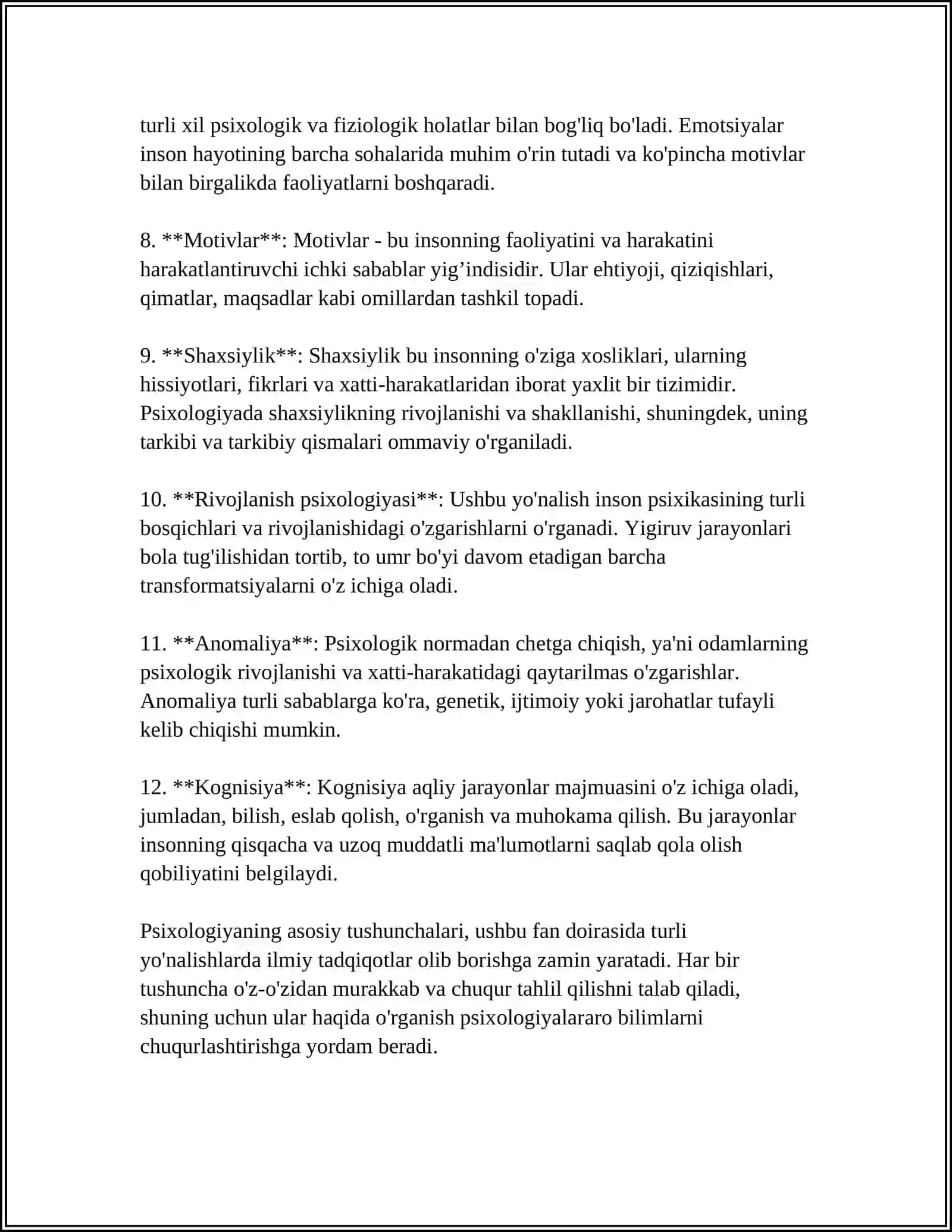 PISIXALOGIYA NIMA 4