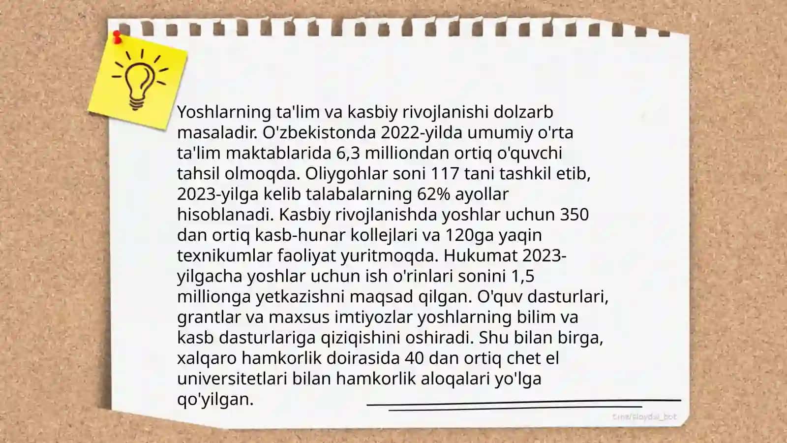 Yoshlarga oid davlat siyosatini izchil va samarali tashkil etish 4