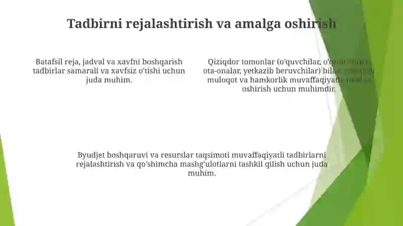 Darsdan tashqari ishlarni tashkil qilish 4