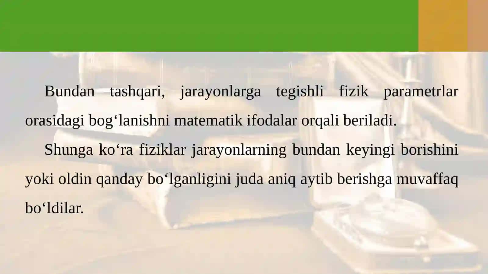 Fizikada tadqiqot metodlari 4