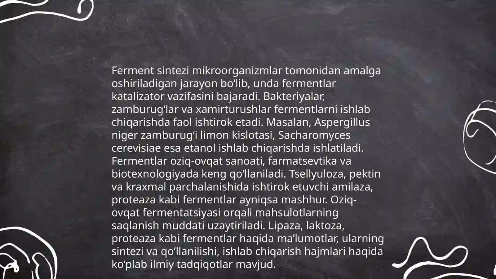 Mikroorganizmlardan ferment olish texnalogiyasi 4