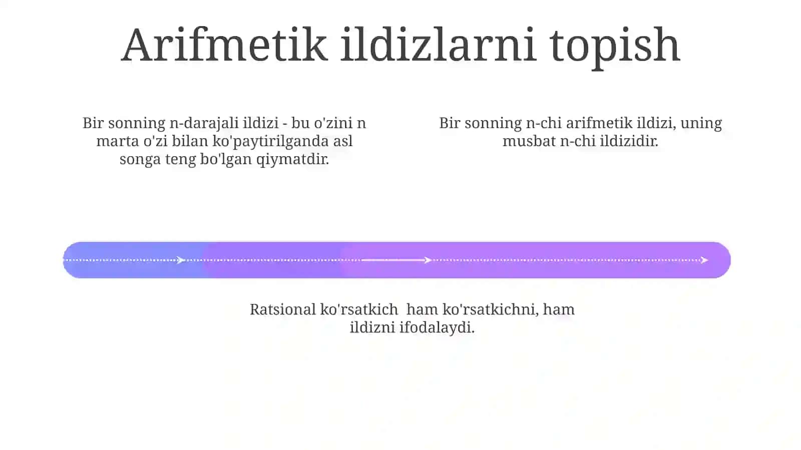 Ratsional Ko'rsatkichlar va Ularning Xossalari 4