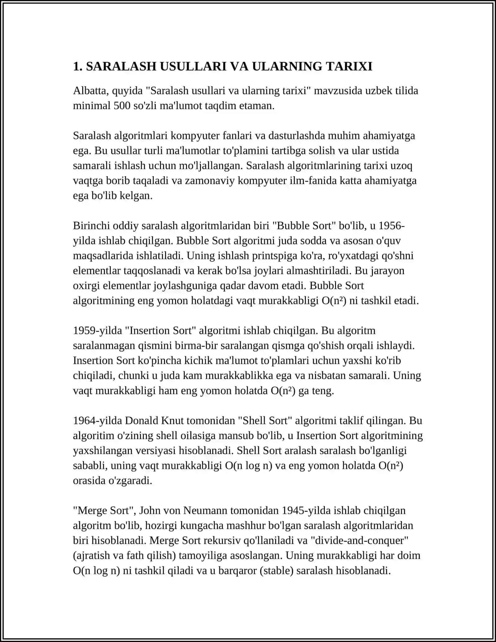 SARALASHNING YAXSHILANGAN USULLARI VA ULARNING SAMARADORLIGI 4