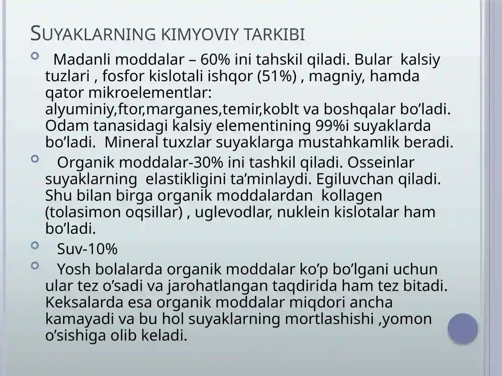 Tayanch-harakat apparatining yoshgadoir hususiyatlari 4