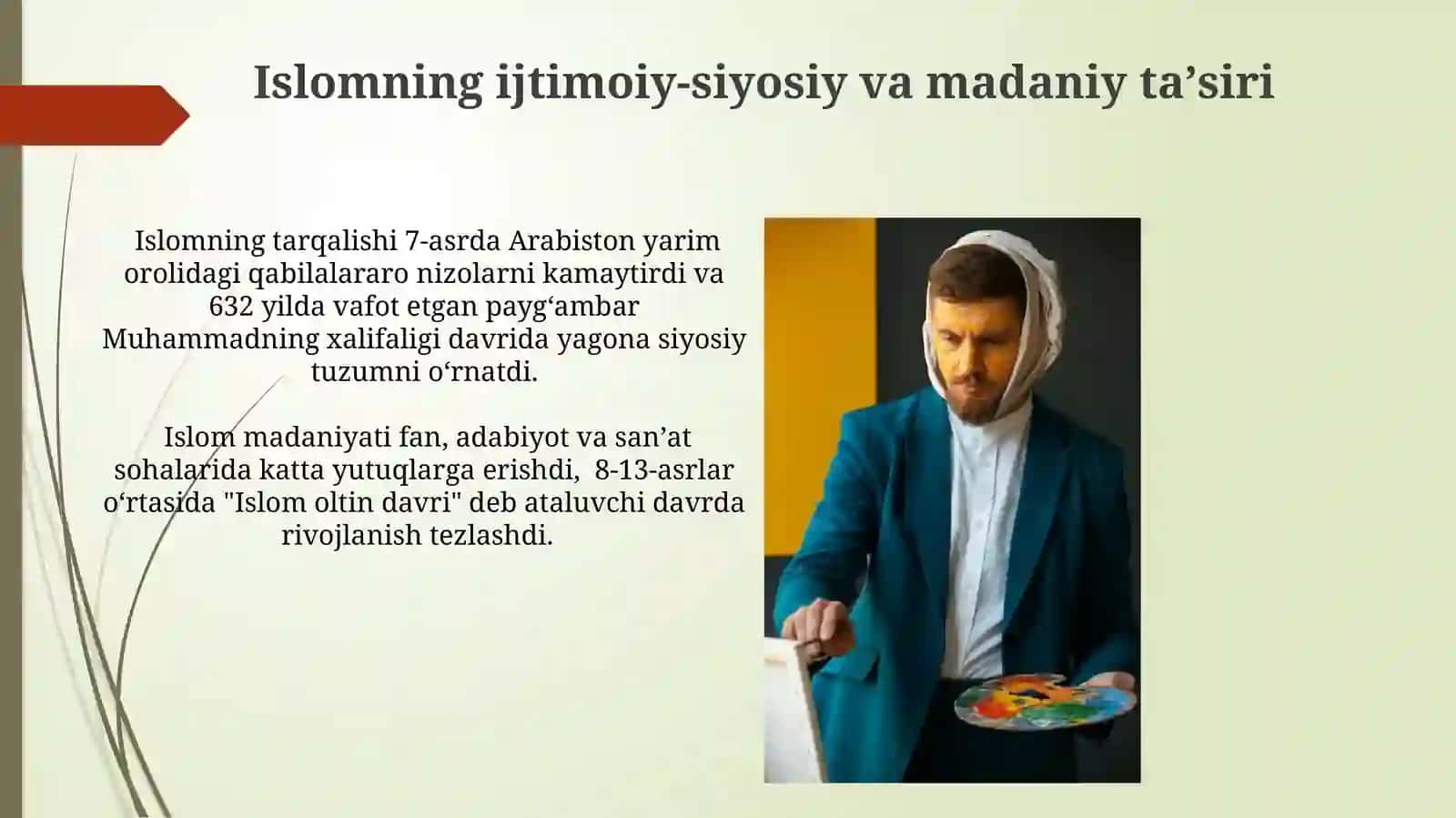 Islom dininig paydo bōlishida ijtimoiy-siyosiy va madaniy sharoitlari 4