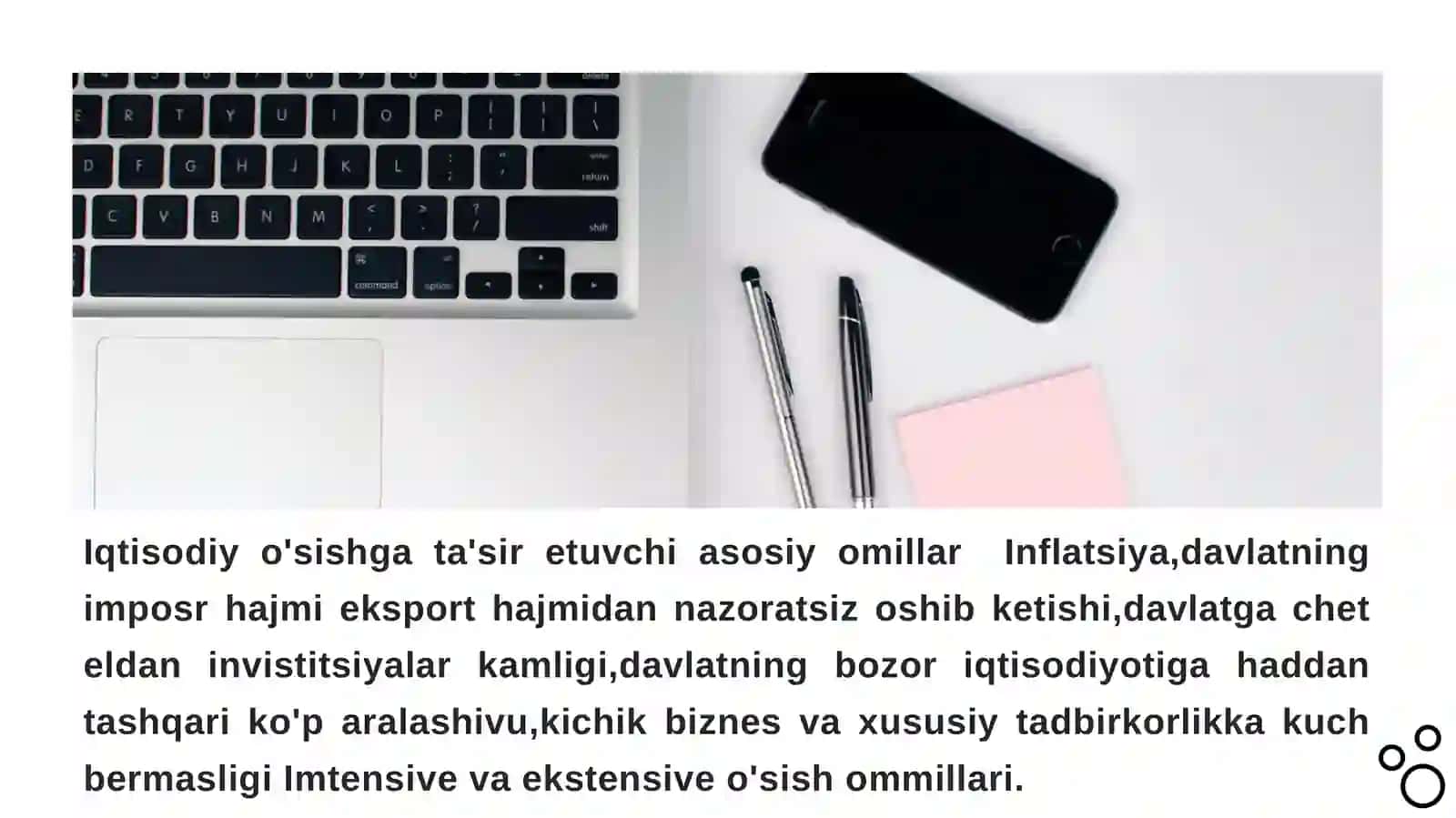 Iqtisodiy O'sishga ta'sir etuvchi omillar 4
