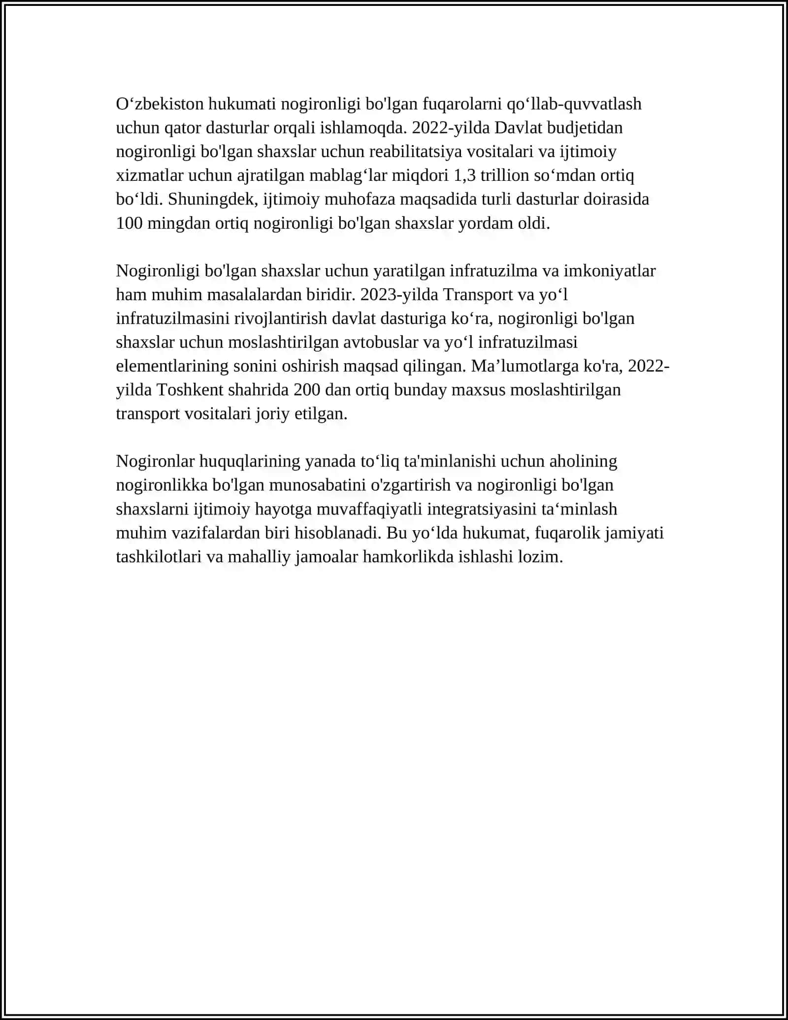 REFERAT Mavzu: NOGIRONLAR QONUNLARI 4