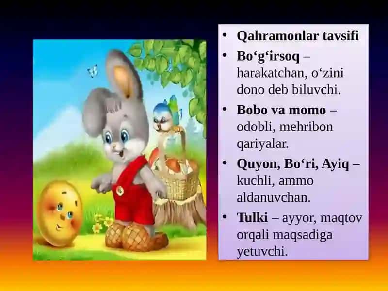 Mavzu:Bo`g`irsoq Ertagi 4