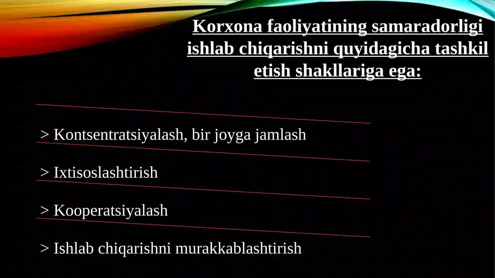 Sanoat korxonasi bozor iqtisodiyoti sub’ekti sifatida 4