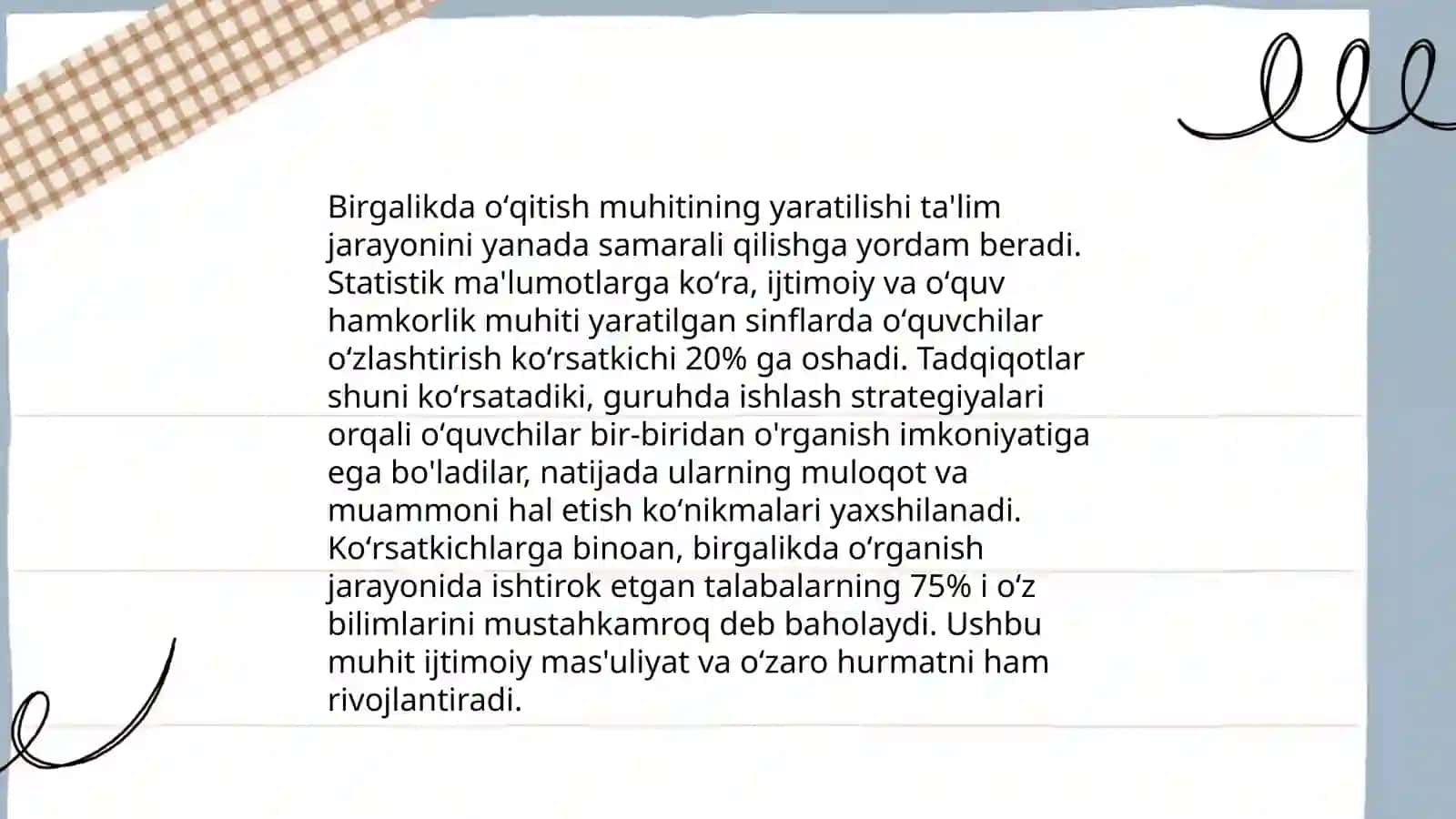 Inklyuziv va birgalikda oʻqitish 4