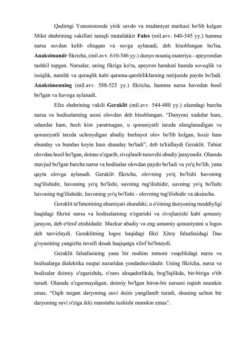 Falsafiy tafakkur taraqqiyoti bosqichlari - g'arb falsafasi 4