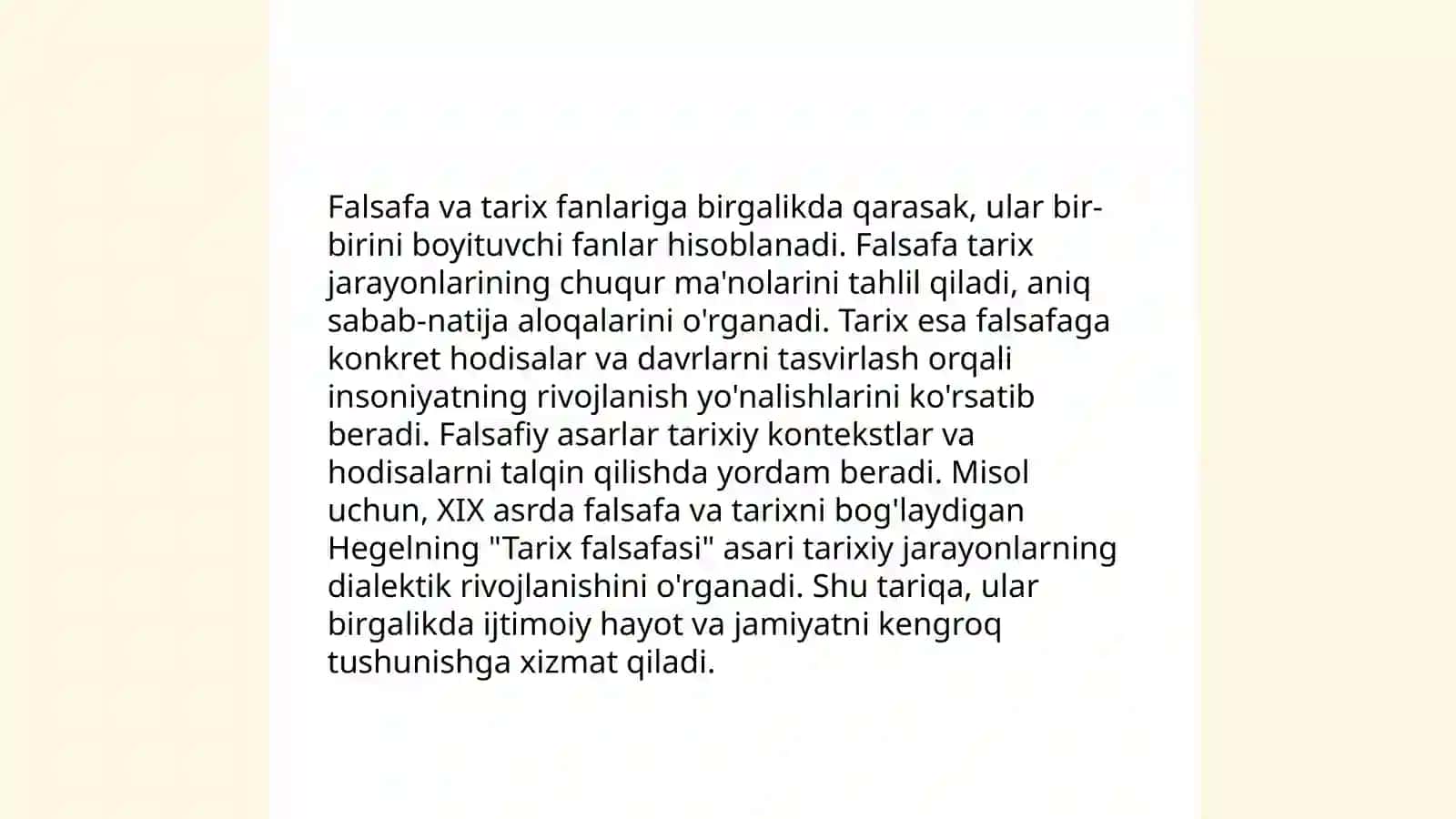 Falsafaning predmeti va uning boshqa fanlar bilan oʻzaro aloqadorligi,falsafa atamasining lugʻaviy maʼnosi 4