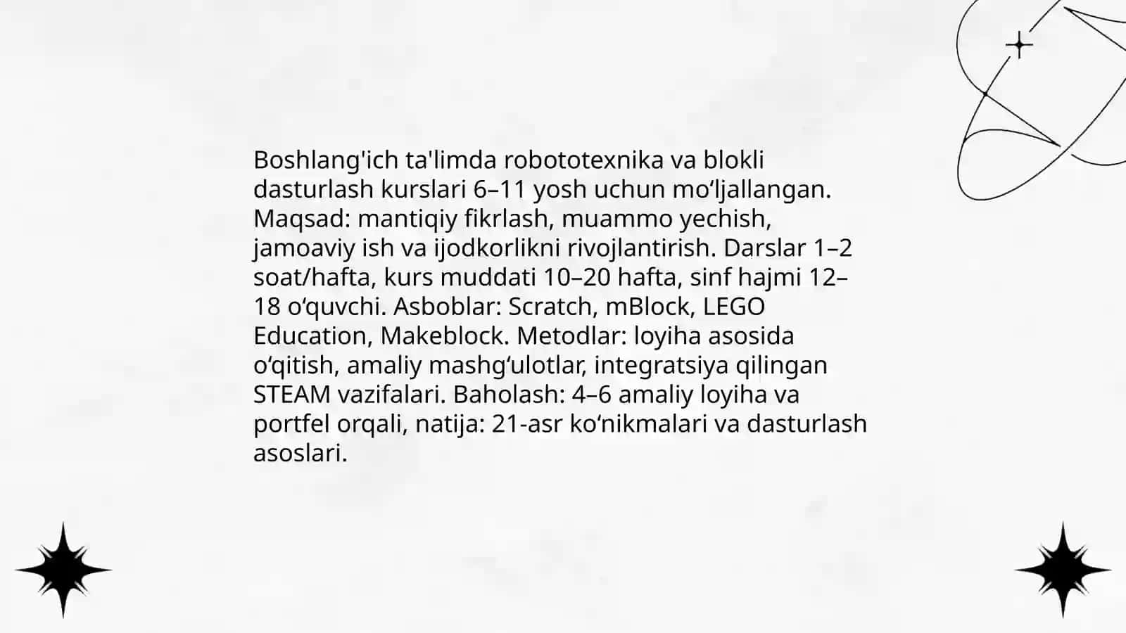 STEAM Boshlangich talimda eng istiqbolli texnalogiya 4