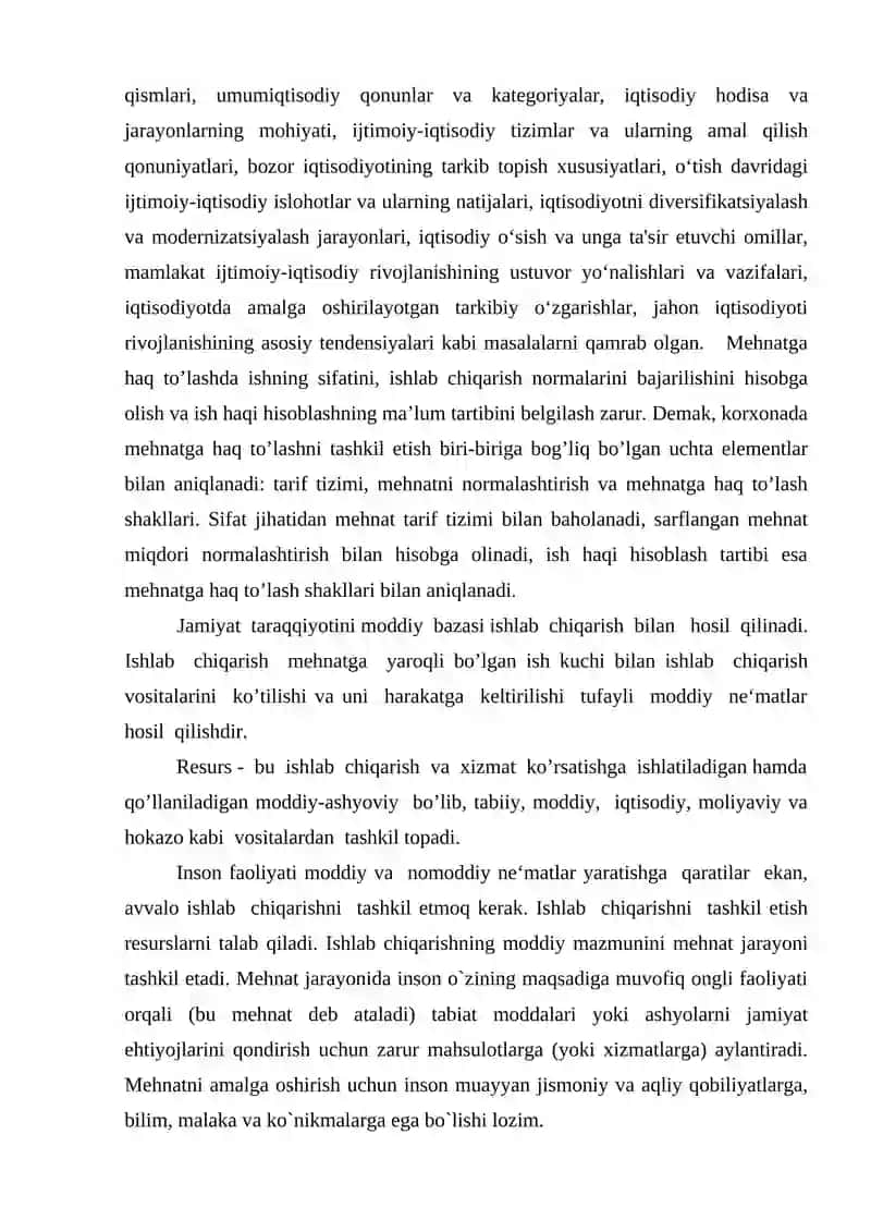 Natural va tovar ishlab chiqarish va uning turkumlanishi 4