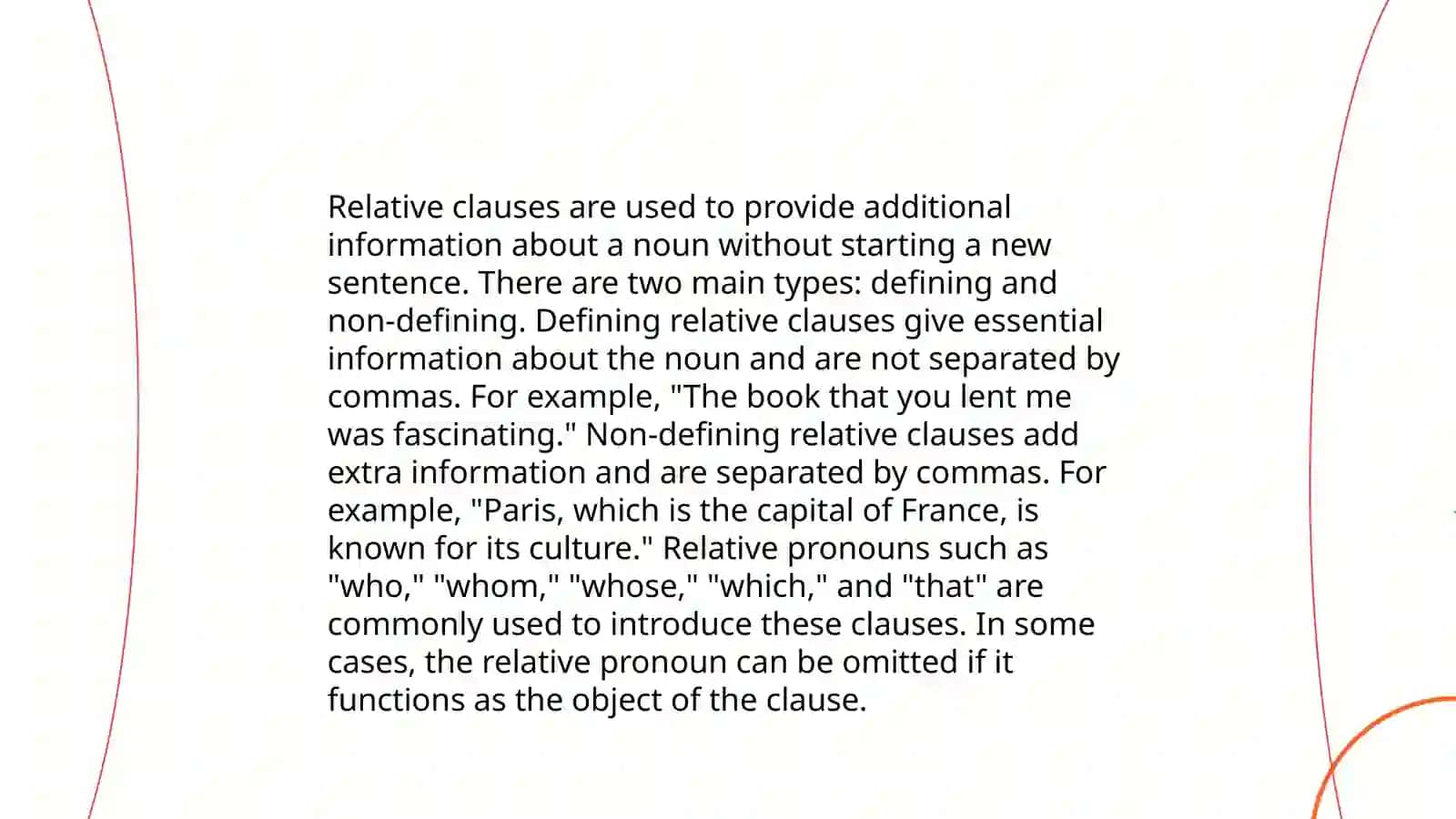 Relative Clauses 4