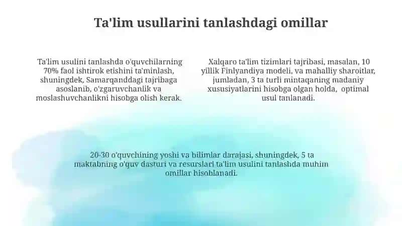 Savod o‘qitish metodlariga qiyosiy-tanqidiy tahlil 4