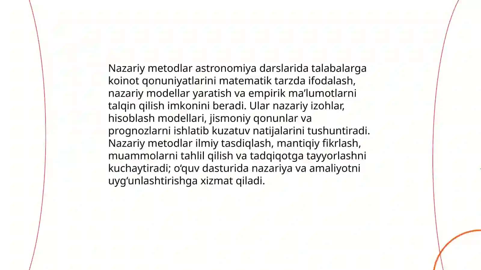 Astronomiyani oʻqitishda emperik va nazariy metodlar 4