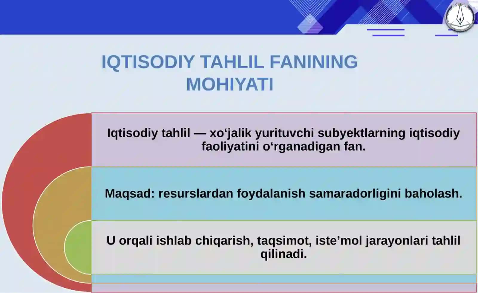 Iqtisodiy tahlil faning metodi va uning oziga xos muhim xususiyatlari 4
