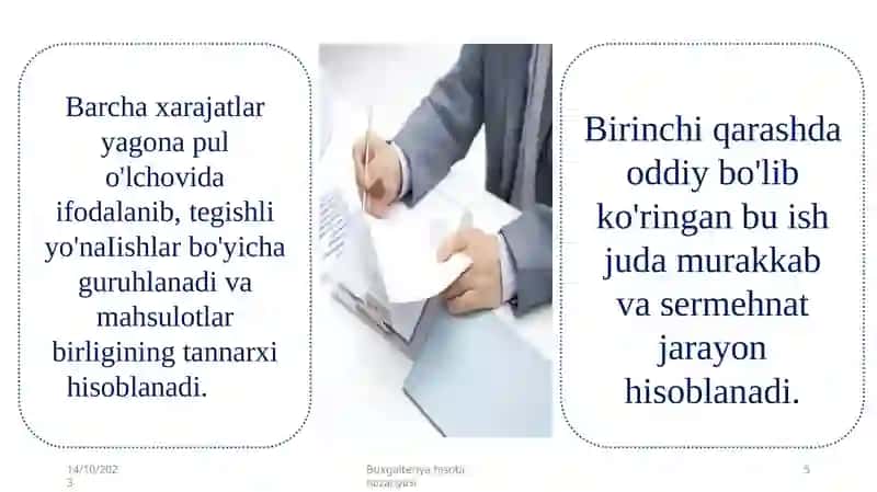 Kalkulyatsiya buxgalteriya hisobi usulining muhim elementi. 4