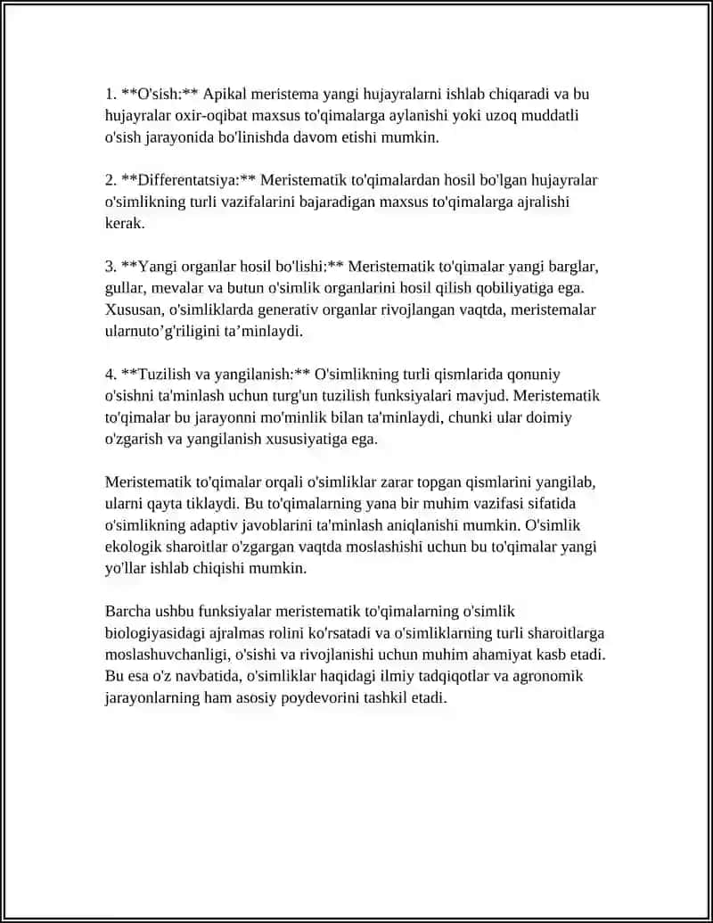 O’SIMLIK TO’QIMA XILLARI VA VAZIFALARI 4