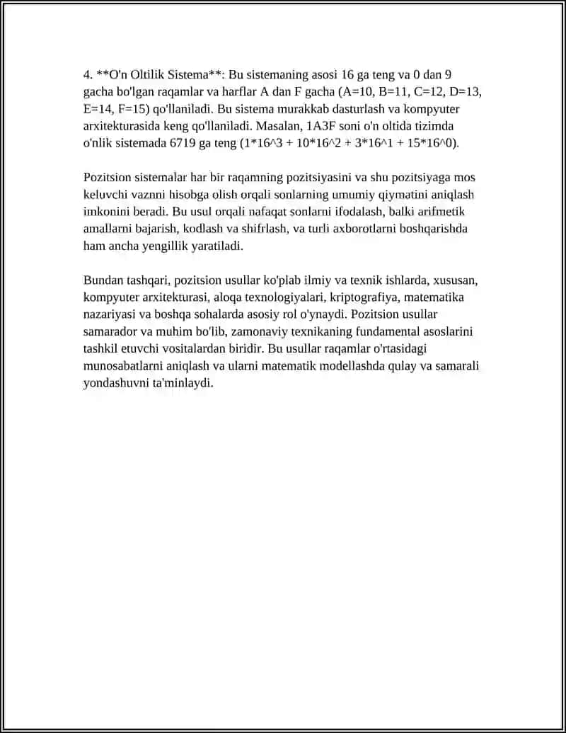 TILSHUNOSLIK FANIDA POZITSION USULLAR 4
