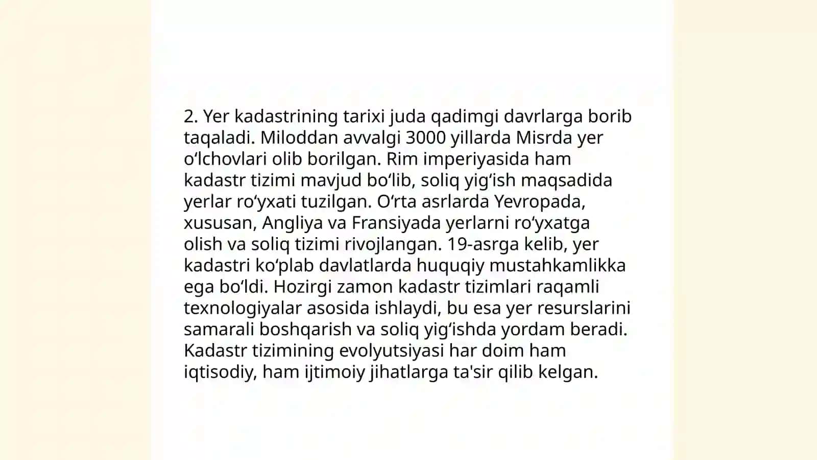 Davlat yer kadastri va uning turlari 4