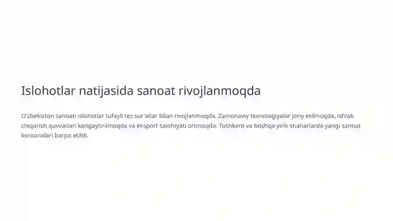 Iqtisodiy islohotlarning YaIM tarkibiga ta'siri 4