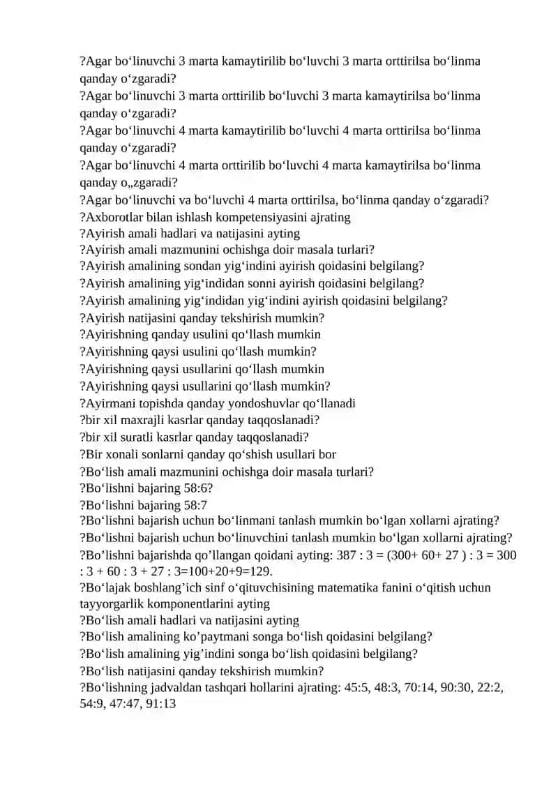 Matematika fanlari ichida shoh, uning sirlaridan boʻlingiz ogoh 4