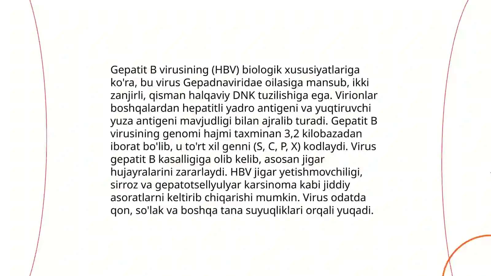 Gepatit A va Gepatit B qo'zg'atuvchi viruslar 4