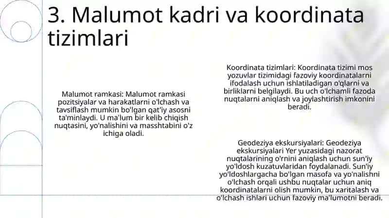 Sputnikaviy O'Lchashlar Yordamida Geodezik Turlarni Barpo Etish 4
