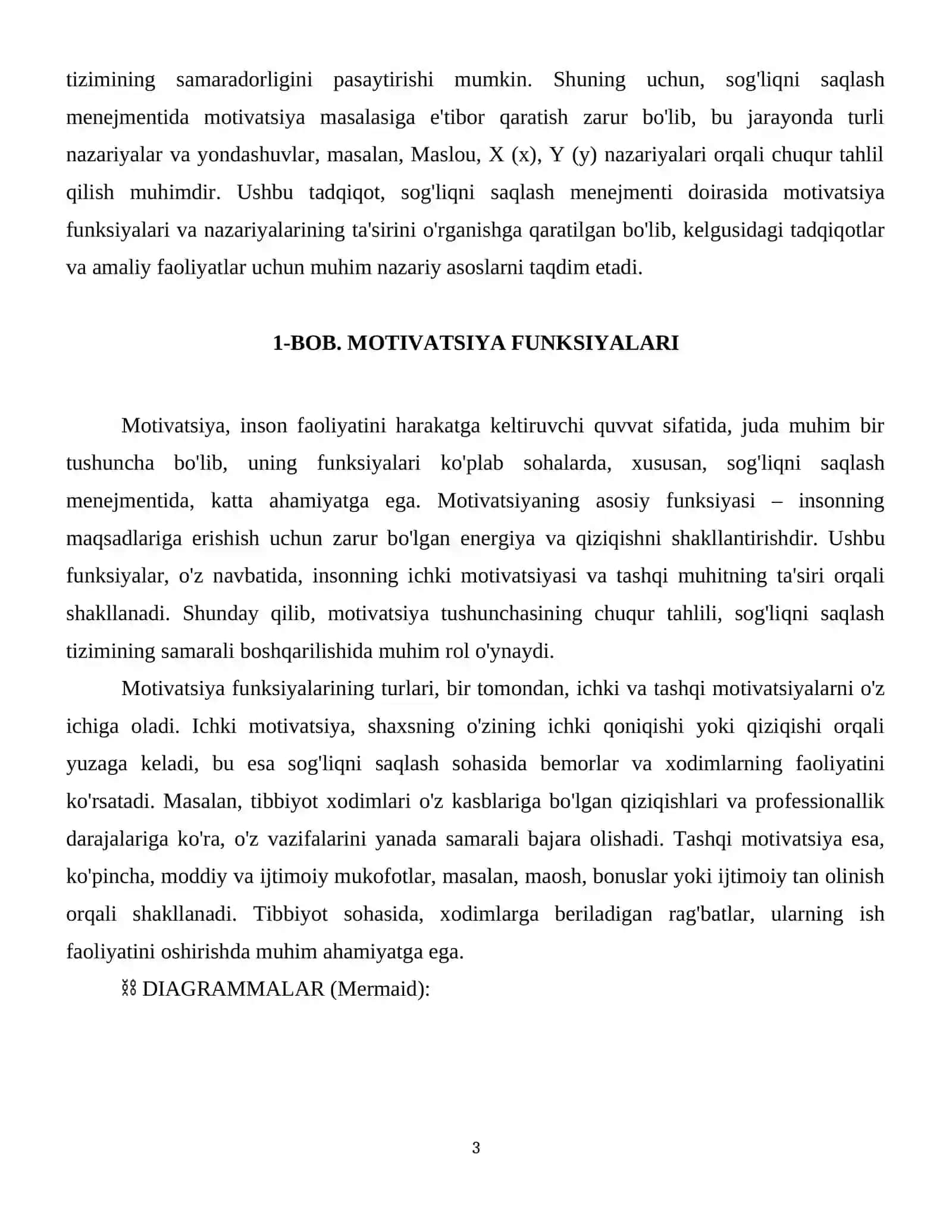Motivatsiya funksiyalari va nazariyalari. Maslou nazariyasi va X(x), Y(y) nazariyalari 4