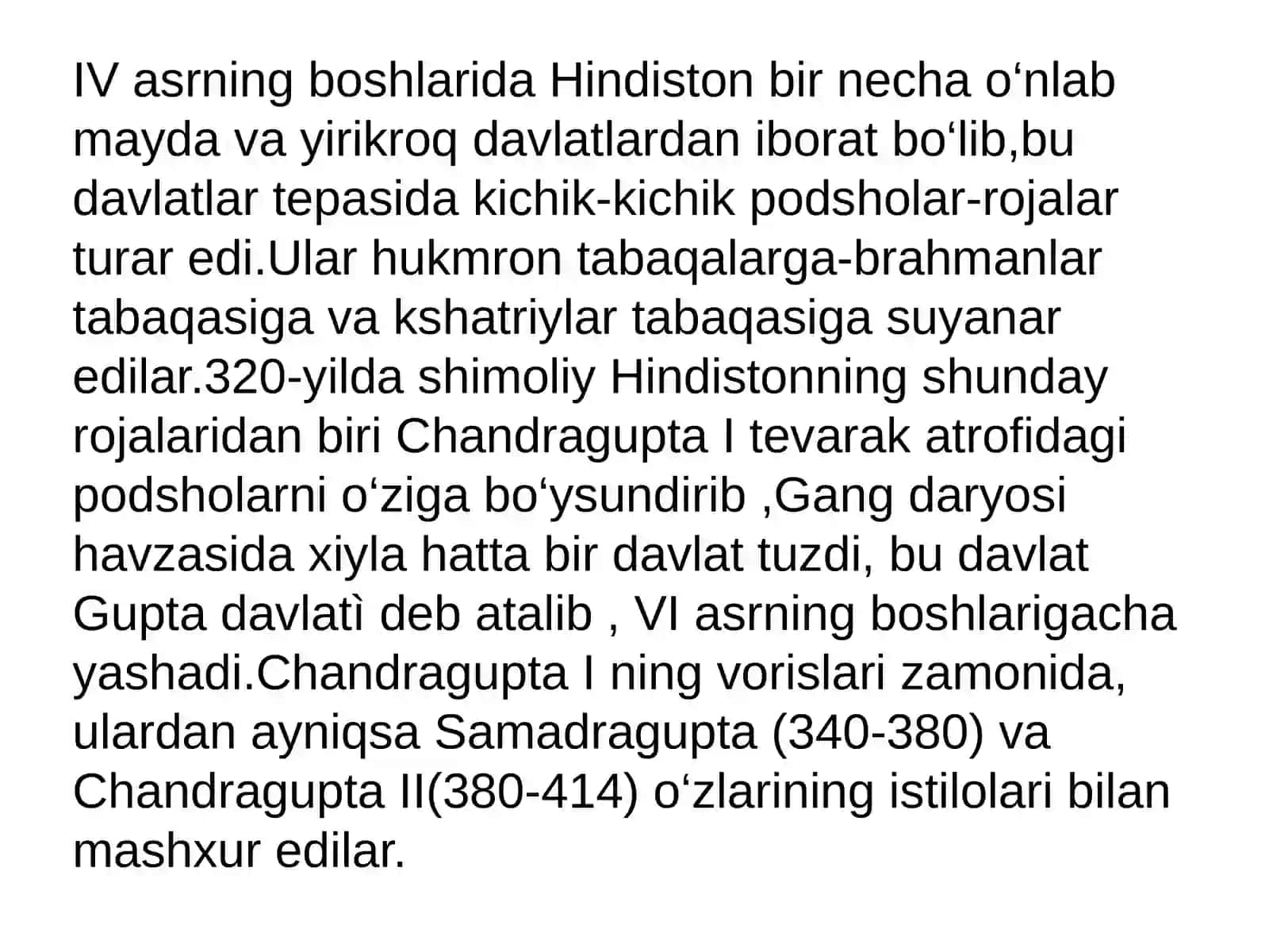 Hindistonda Guptava Xarshadavlatlari 4