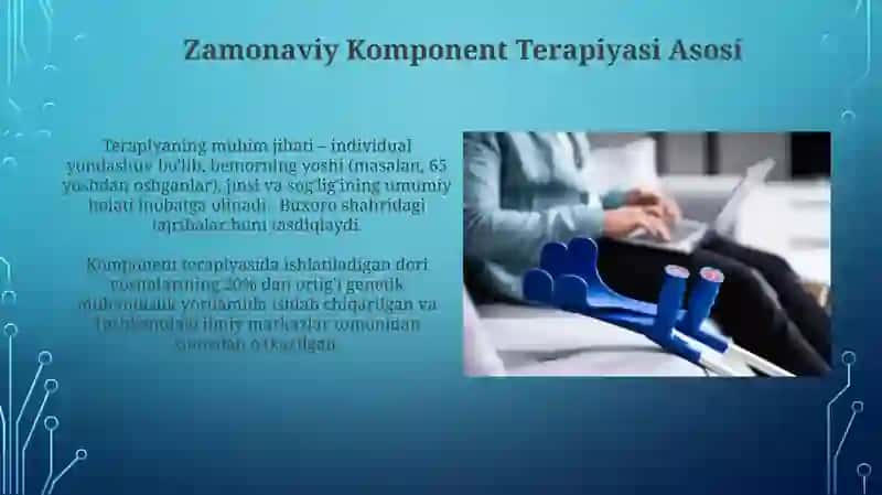 Zamonaviy komponent terapiyasining asosiy tamoyillari 4
