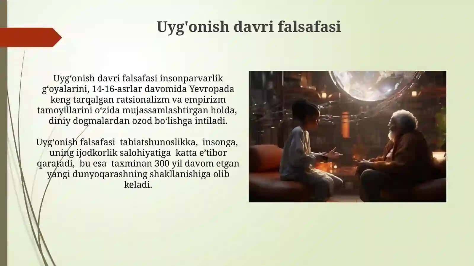 Falsafaning mohiyatiga oid Sharq va Ģarb mutafakirlari ta'rifi 4