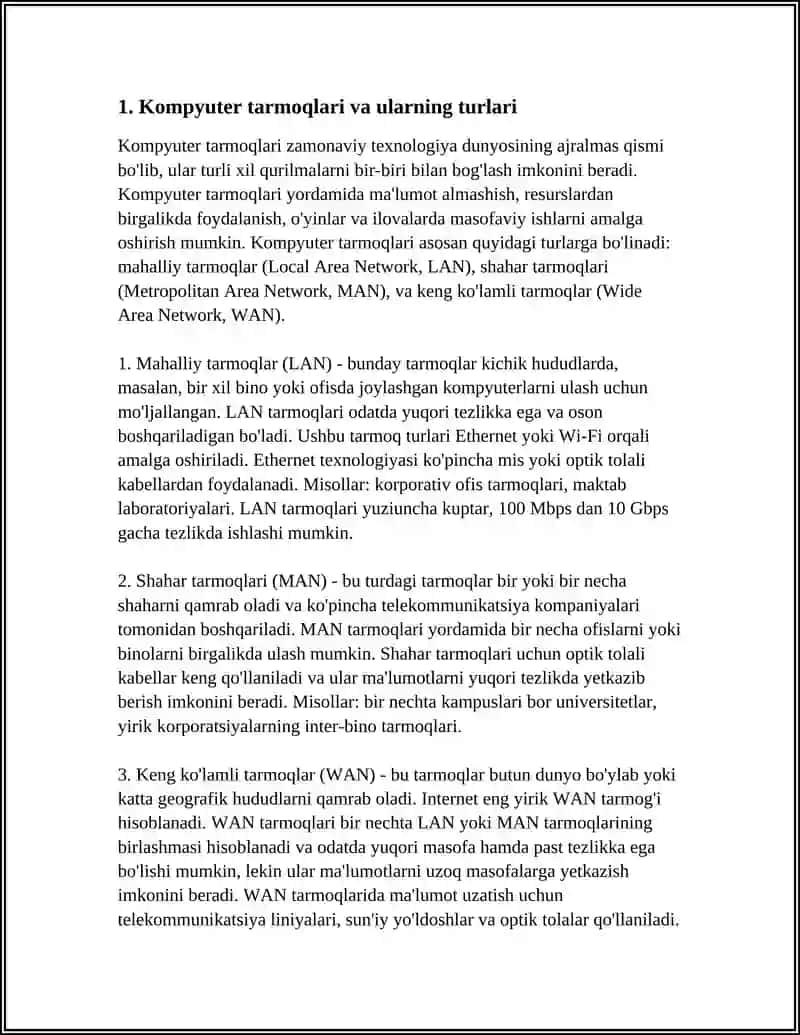 Kompyuter kommunikatsiyalari 4