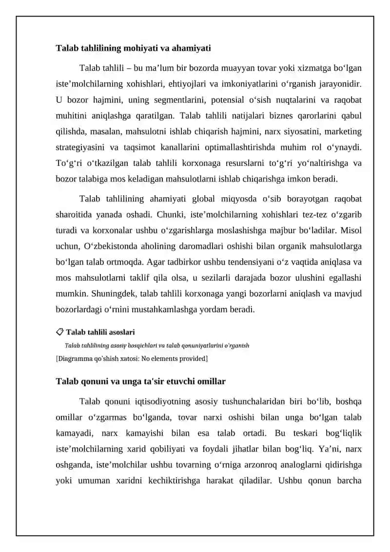 Talab tahlilining asoslari va talab qonuni 4