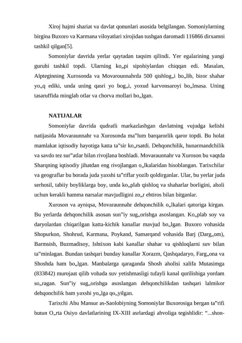 Somoniylar va Qoraxoniylar Davrida Tarix Fani 4