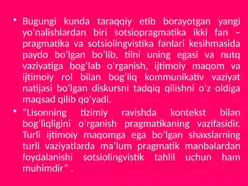Badiiy kontekstning sotsiopragmatik tadqiqi 4