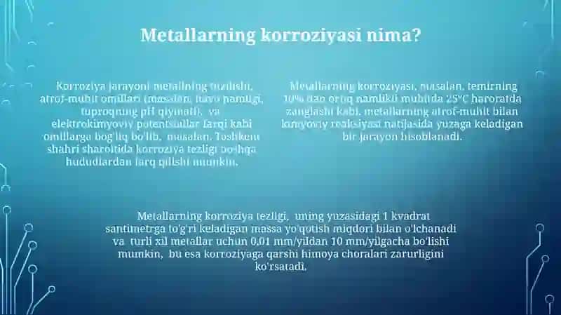 Metallarning korroziyasi 4