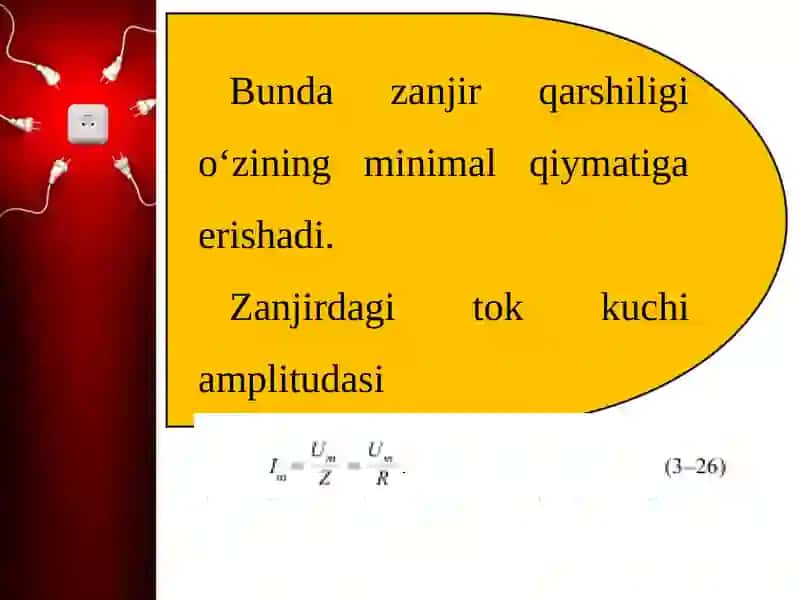 O‘zgaruvchan tok zanjirida rezonans hodisasi 4